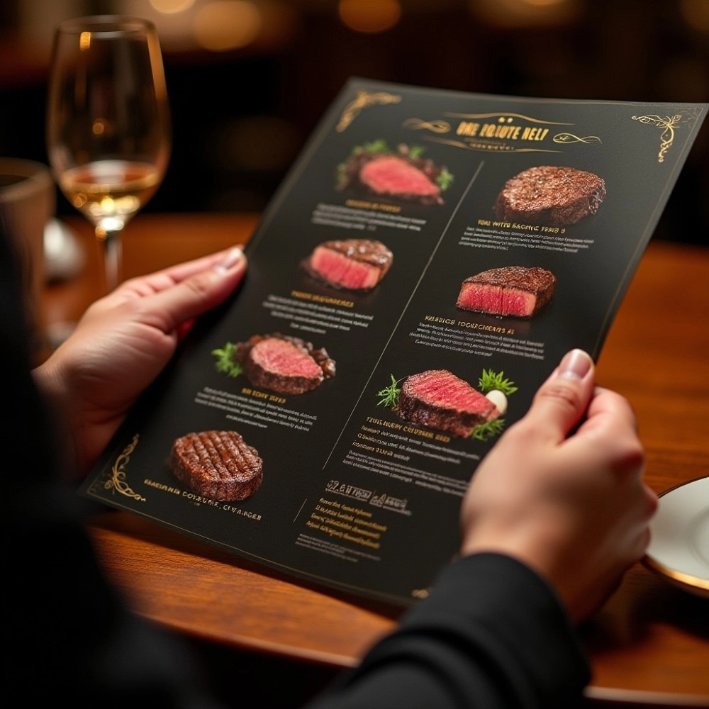 A3 Flat Menu