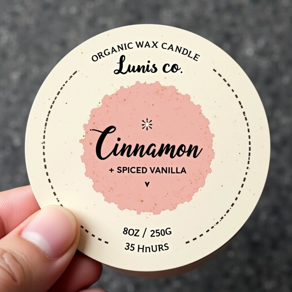 37mm Circle Self Adhesive Sticker