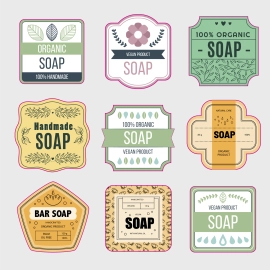 37x37mm SQUARE SELF ADHESIVE VINYL STICKER