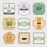 37x37mm SQUARE SELF ADHESIVE VINYL STICKER